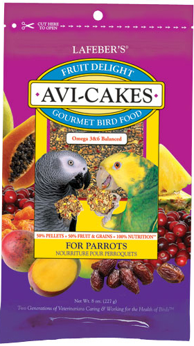 Lafeber Fruit Delight Avi-Cakes Parrot, 8 oz